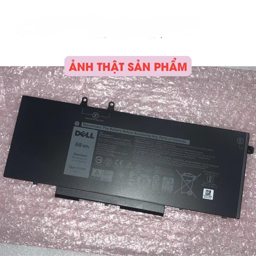 Pin Dell Latitude 5400 5401 5410 5411 5500 5501 5510 5511 Precision 3540 M3540 4GVMP 3HWPP R8D7N 1V1XF ( ngoài ) - Ảnh 3 Pin Dell Latitude 5400 5401 5410 5411 5500 5501 5510 5511 Precision 3540 M3540 4GVMP 3HWPP R8D7N 1V1XF ( ngoài ) - Ảnh 3